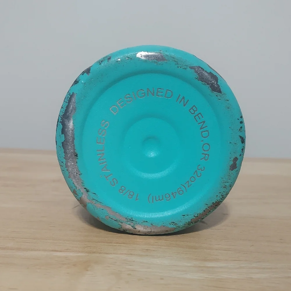 Hawaiian Rainbow Hydro Flask Yellow, Purple, and Teal Ombre Bottle - 32 Ounce
